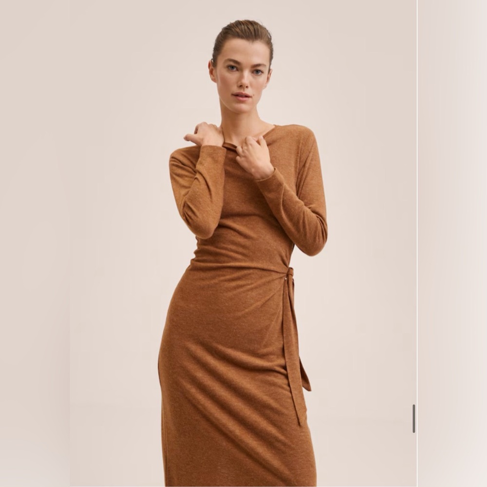 Mango Tan Dress